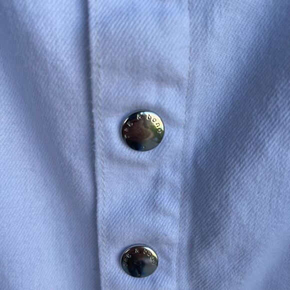 Rag & Bone Lou white overalls - Picture 3 of 8